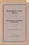 Seattle Pacific College Catalog 1927-1928