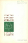 Seattle Pacific College Catalog 1961-1962