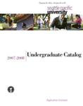 Seattle Pacific University Catalog 2007-2008 by Seattle Pacific University