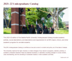 Seattle Pacific University Catalog 2021-2022
