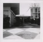 Hill Hall Entrance, circa 1962 by Seattle Pacific College