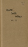 Seattle Pacific College Catalog 1918-1919 by Seattle Pacific College