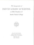 The Inauguration of David Loren McKenna as Fifth President of Seattle Pacific College