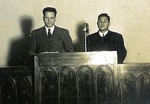 DeShazer and Oda at the Pulpit by unknown unknown