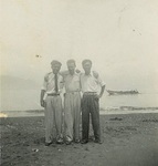 Jacob and Friends on a Beach, circa 1950 by unknown unknown