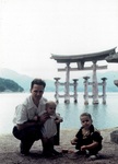 Jacob, John, and Paul DeShazer at Itsukushima, 1950 by unknown unknown