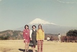 Carol Aiko, Florence, and Ruth with Mt. Fuji, 1972 by unknown unknown
