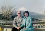 Jacob and Florence with Mt. Fuji by unknown unknown