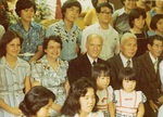 Ruth, Florence, and Jacob with Mr. Aota and Members of the Tokorozawa Church, 1977 by unknown unknown