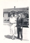 The DeShazer Family Outside their Seattle Home by unknown unknown